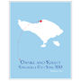 Engaged In Bali Personalised Print, thumbnail 7 of 11