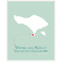Engaged In Bali Personalised Print, thumbnail 4 of 11