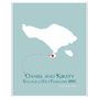 Engaged In Bali Personalised Print, thumbnail 3 of 11