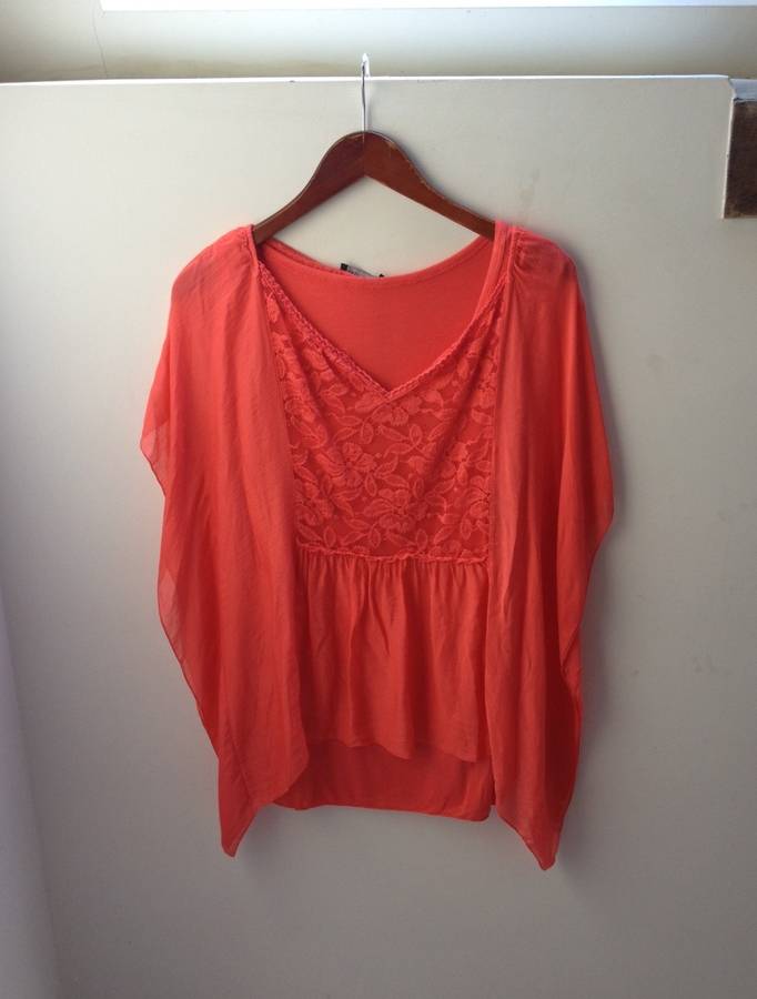 Dalia Top Orange By Law and Co. | notonthehighstreet.com