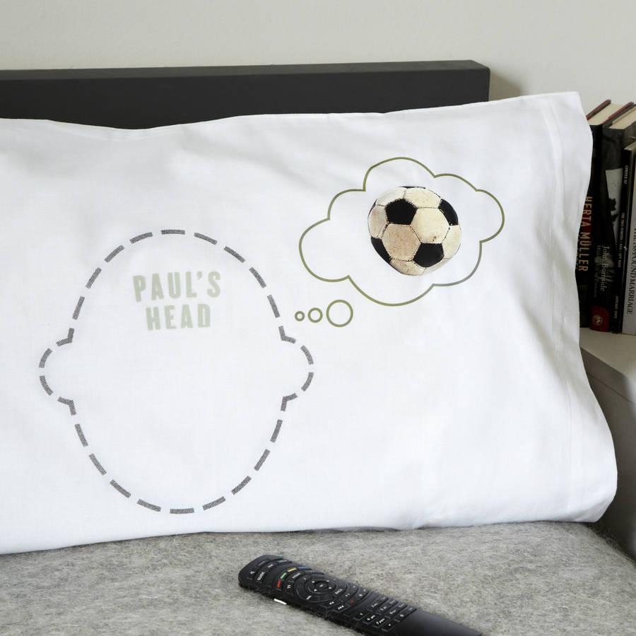 Personalised Pillowcases Headcase Range For Sports Fans, 1 of 8