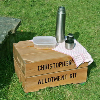 Personalised Allotment Kit Crate, 3 of 4