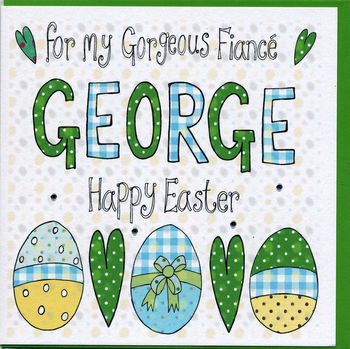 Personalised Fiance Easter Card, 2 of 2
