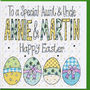 Personalised Auntie And Uncle Easter Card, thumbnail 1 of 2