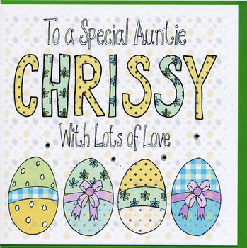 Personalised Auntie And Uncle Easter Card, 2 of 2