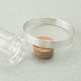 Wide Solid Sterling Silver Bangle, thumbnail 5 of 7