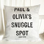 Personalised Snuggle Spot Cushion, thumbnail 2 of 5