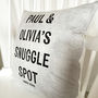 Personalised Snuggle Spot Cushion, thumbnail 3 of 5
