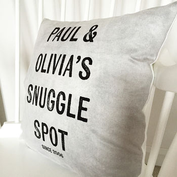 Personalised Snuggle Spot Cushion, 3 of 5