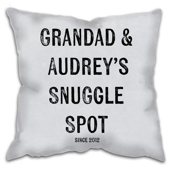 Personalised Snuggle Spot Cushion, 5 of 5