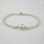 Freshwater Pearl Chained Bracelet, thumbnail 7 of 10