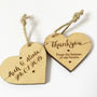 Wedding Favour Heart Tags, thumbnail 1 of 3