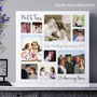 Personalised Silver Wedding Anniversary Photo Collage, thumbnail 6 of 8