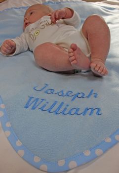 Personalised Blanket With Peter Rabbit Rattle, 6 of 11