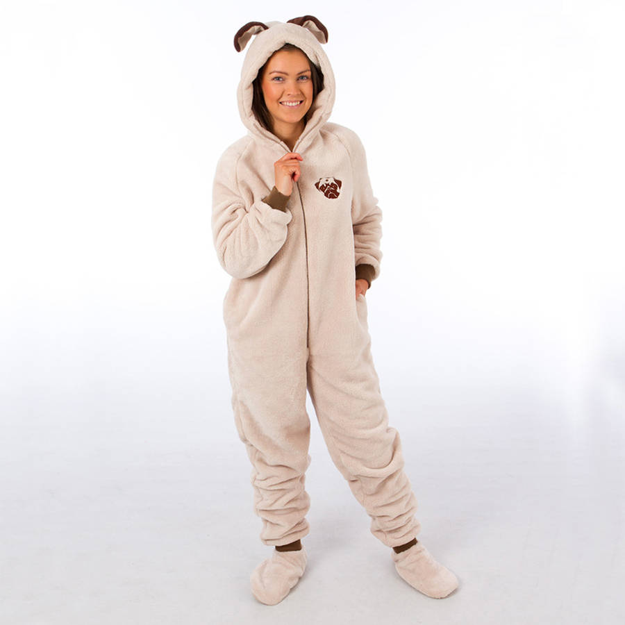 pug onesie by the all-in-one company | notonthehighstreet.com