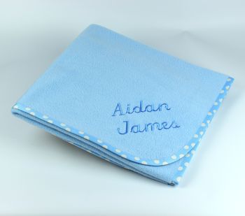 Personalised Blanket With Peter Rabbit Rattle, 8 of 11