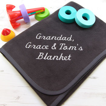 Personalised Grandparents Blanket, 7 of 12