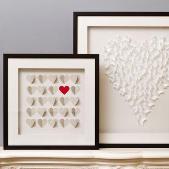 Framed 3D Box Of Hearts Artwork, 6 of 6