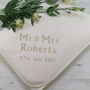 Personalised Wedding Blanket, thumbnail 2 of 7