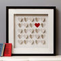 Framed 3D Box Of Hearts Artwork, thumbnail 1 of 6