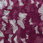 Maroon Butterfly Print Scarf, thumbnail 3 of 3