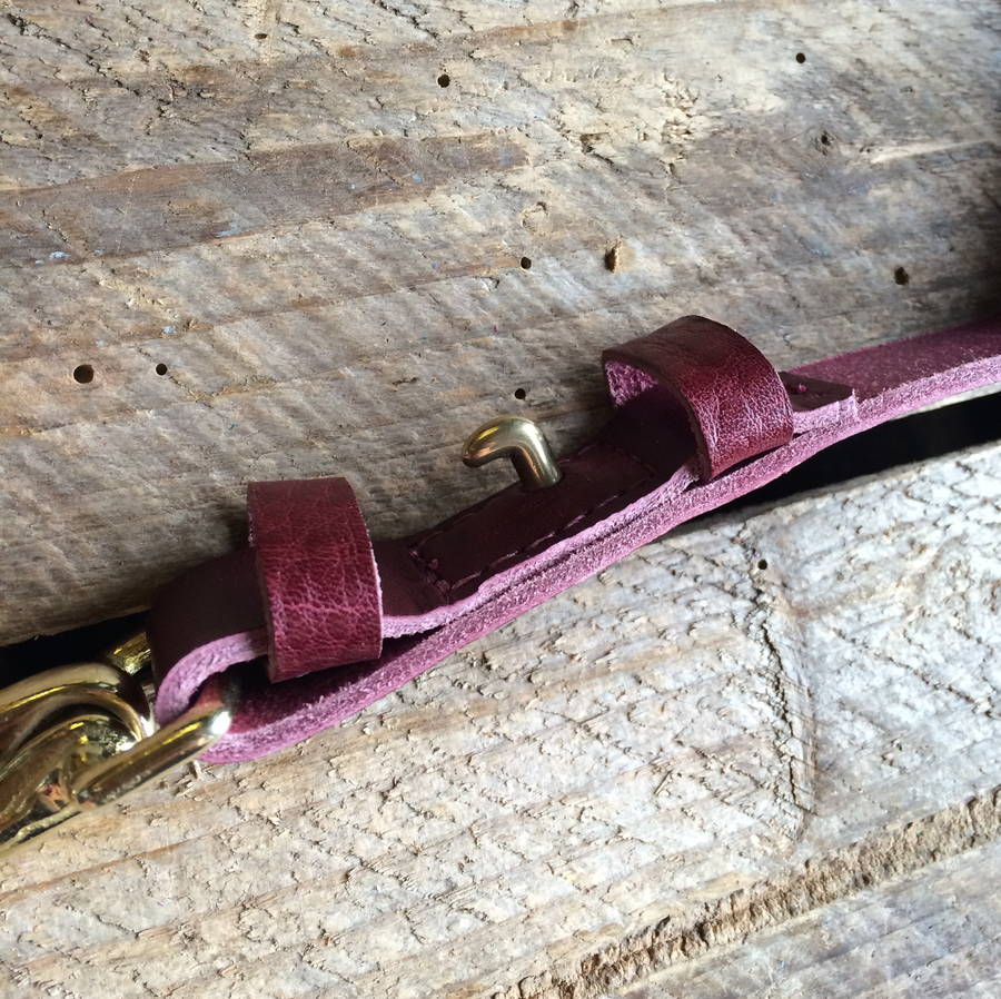 Leather Key Loop By Miller and Jeeves | notonthehighstreet.com
