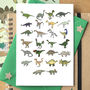 Dinosaur Alphabet Card, thumbnail 1 of 5
