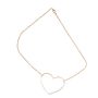 9ct Gold 'Fil D'amour' Heart Necklace, Large Model, thumbnail 6 of 10