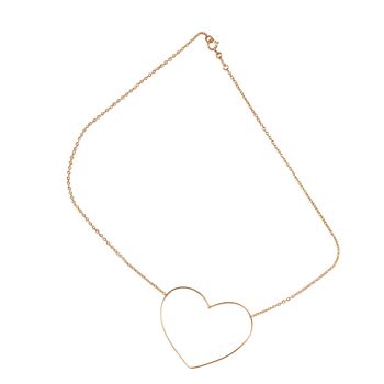 9ct Gold 'Fil D'amour' Heart Necklace, 6 of 10