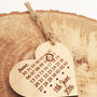 Save The Date Wooden Heart, thumbnail 6 of 6