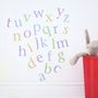 Childrens Alphabet Wall Stickers Upper And Lower Pastel, thumbnail 1 of 5