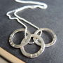 Sterling Silver Sentiment Ring Charms, thumbnail 9 of 10