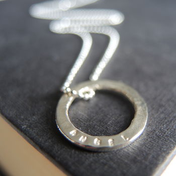 Sterling Silver Sentiment Ring Charms, 2 of 10