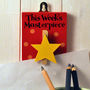 This Week's Masterpiece Star Wooden Peg, thumbnail 2 of 3