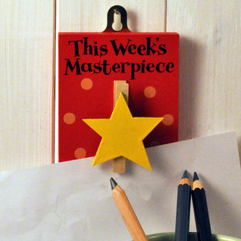 This Week's Masterpiece Star Wooden Peg, 2 of 3