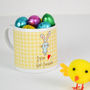 Personalised Easter Mug With Chocolate Eggs, thumbnail 2 of 3