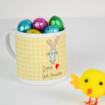 Personalised Easter Mug With Chocolate Eggs, 2 of 3