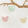 Ceramic Chick / Robin / Heart Hanging Decoration, thumbnail 1 of 12
