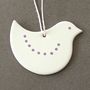 Ceramic Chick / Robin / Heart Hanging Decoration, thumbnail 10 of 12