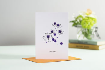 Set Of Six Floral Notecards, 3 of 6