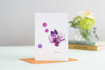 Set Of Six Floral Notecards, 4 of 6