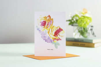 Set Of Six Floral Notecards, 5 of 6