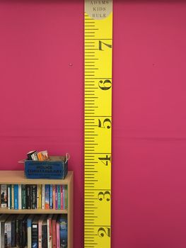 personalised giant tape measure height chart by lovestruck interiors ...