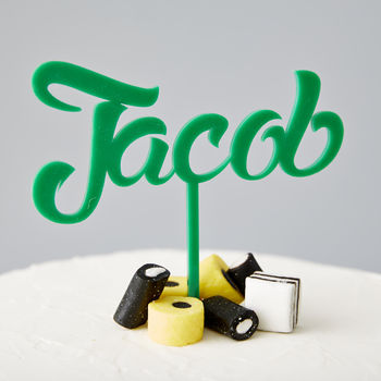 Personalised Childrens Cake Topper, 5 of 7