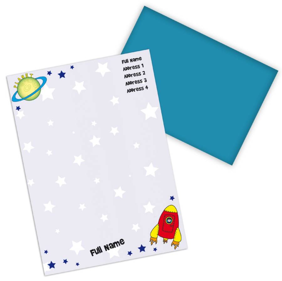 Boy's Personalised Stationery Set By Jonny's Sister