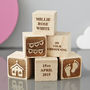 Personalised Christening Gift Building Block, thumbnail 1 of 4