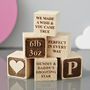 Personalised Christening Gift Building Block, thumbnail 2 of 4