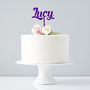 Personalised Name Cake Topper, thumbnail 1 of 6