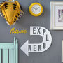 'Future Explorer' Children's Room Wall Sign, thumbnail 1 of 5