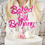 Personalised Baked By Cake Topper, thumbnail 2 of 6